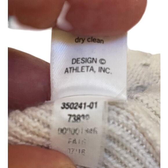 Athleta Sweaters | Athleta Thermal Wool Blend Honeycomb Sweater - Picture 9 of 13